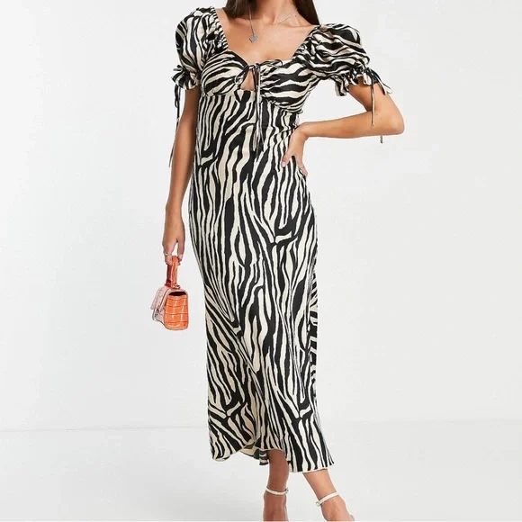 asos midi tea dress ASOS Design - Midi Tea Dress - Women - Viscose - 8 US